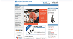 Desktop Screenshot of headsetinnovations.com